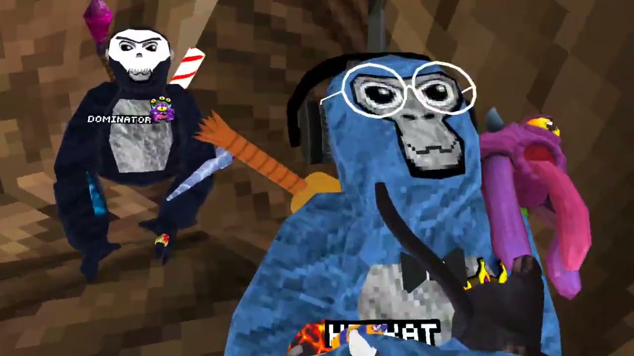 Having fun in gorilla tag.