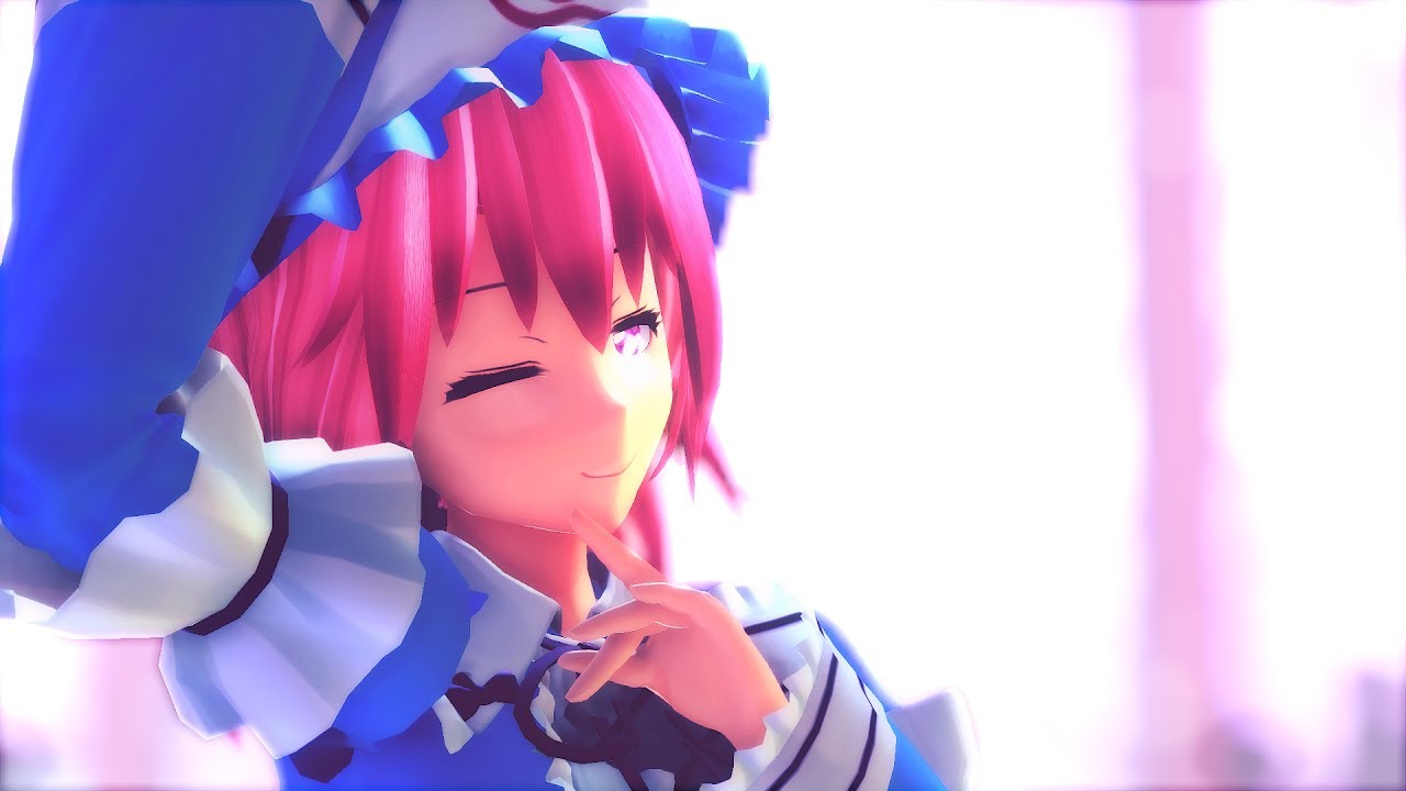 【東方MMD】ゆゆ様に桃源恋歌を踊って頂きました
