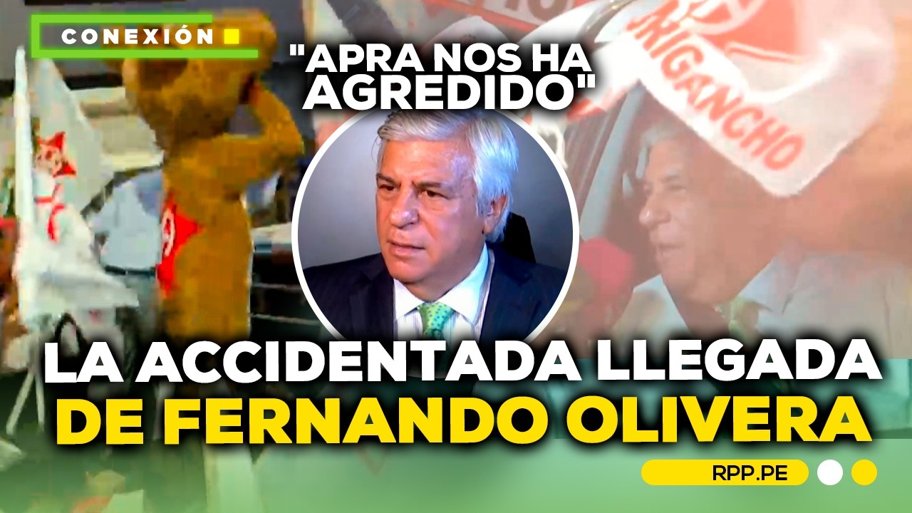 Fernando Olivera denuncia agresi&oacute;n del APRA previo al debate #CONEXIONRPP