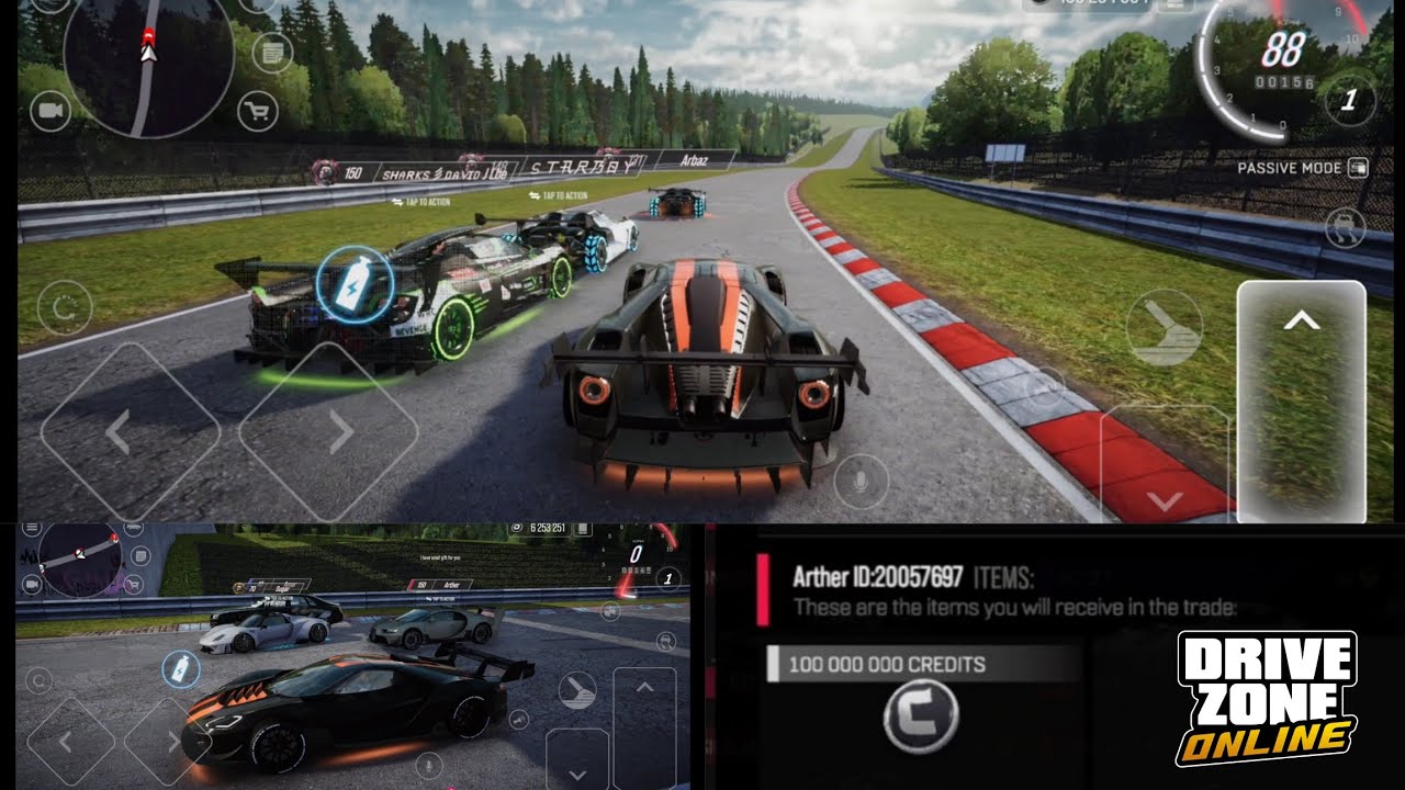 Drive Zone Online: Arther Gifted Me 100M | Joining Random Room | CP Cars Battle @DriveZoneOnline