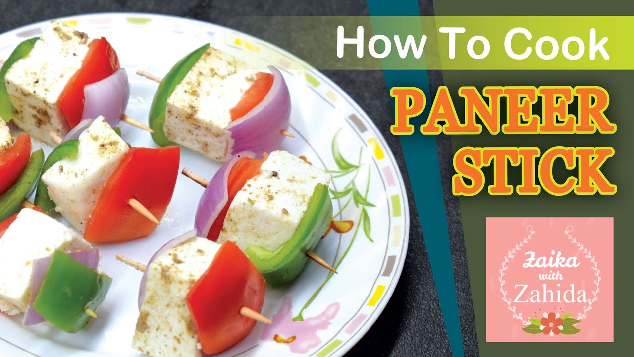 Paneer Sticks Recipe | Easy to make | Zaika with Zahida | Lucknow | India