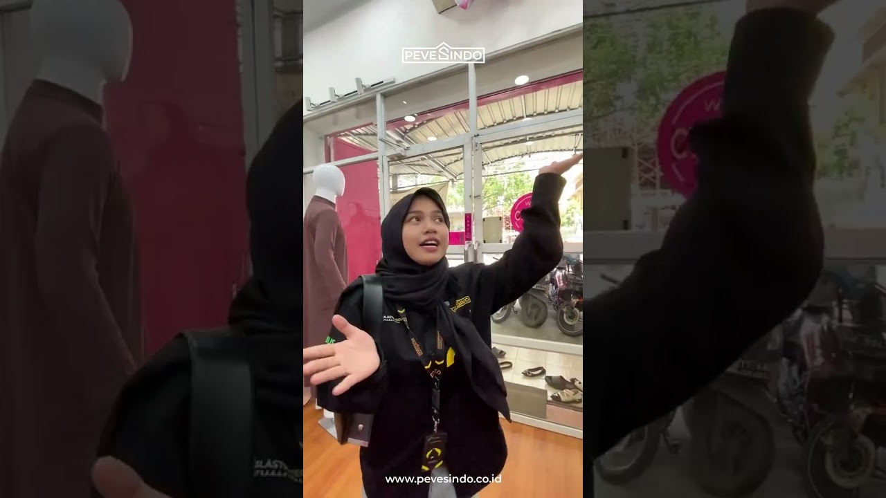 Hasil Pemasangan Lantai Vinyl di Putri Boutique Makassar