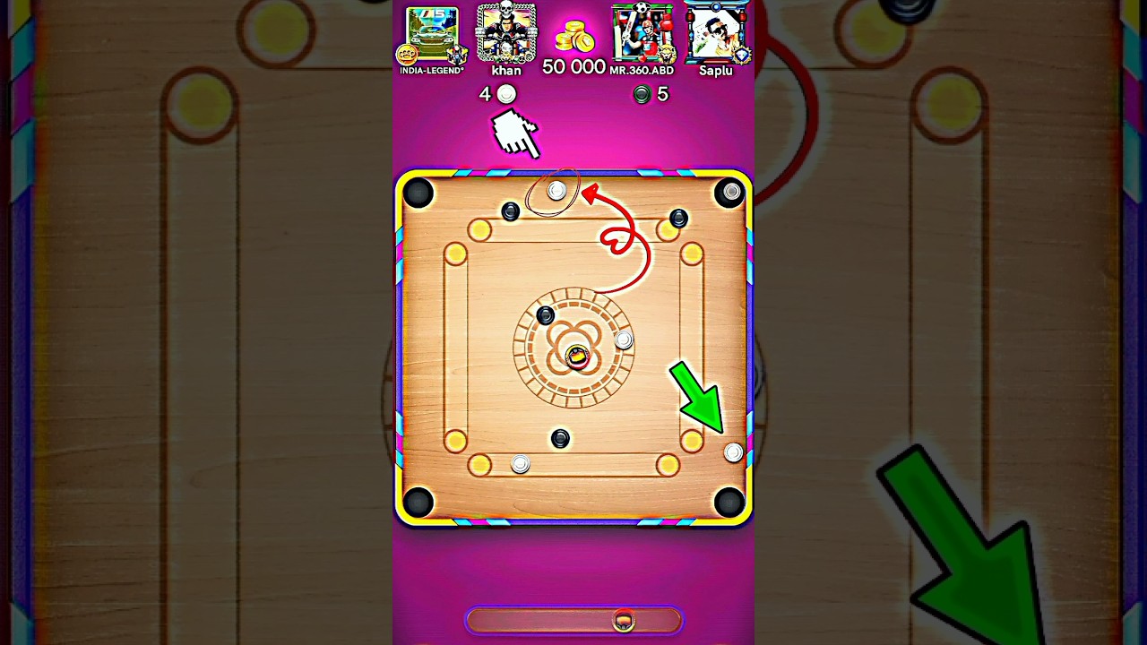 Carrom world number one carrom best moment 🔥#carrompool #shorts