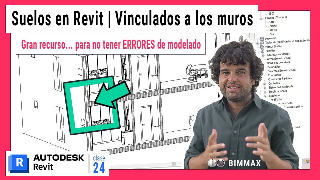 SUELOS en REVIT ✅ VINCULADOS al núcleo de los MUROS y sin errores de modelado