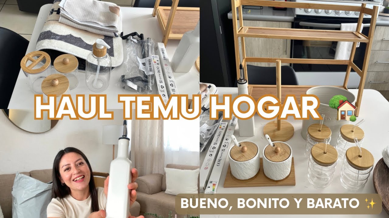 SÚPER HAUL PARA MI HOGAR CON TEMU 🏡 | RESEÑA DE COCINA ✨ | CAMBIOS Y MÁS 💕