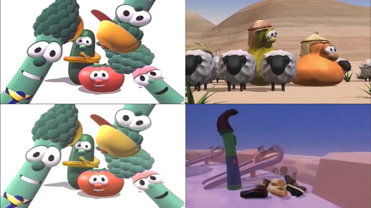 VeggieTales Theme Song Comparison HD Part 1 (1990s)
