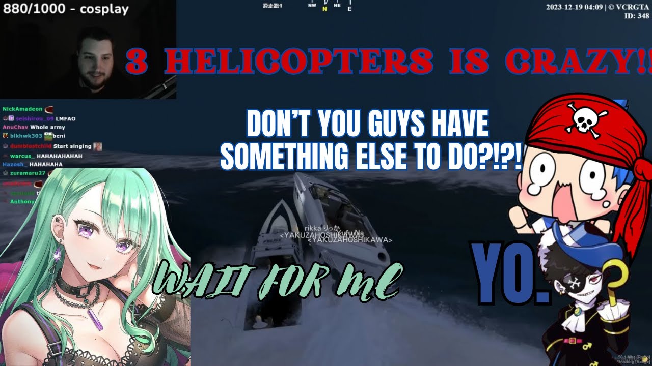【VCR GTA 2】The Day you almost caught Captain Marutake【rpr/Marutake/Beni/Mondo/】 (ENG Sub)