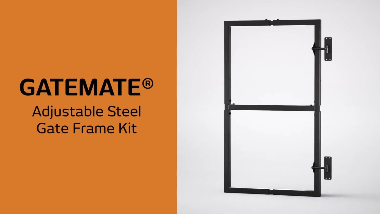 Introducing the GATEMATE&reg; Adjustable Gate Frame: The gate that adapts to your space!