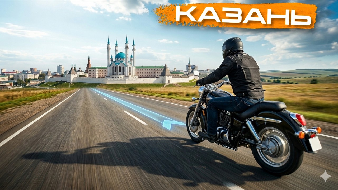 Москва - Казань | Мотопутешествие в Татарстан!