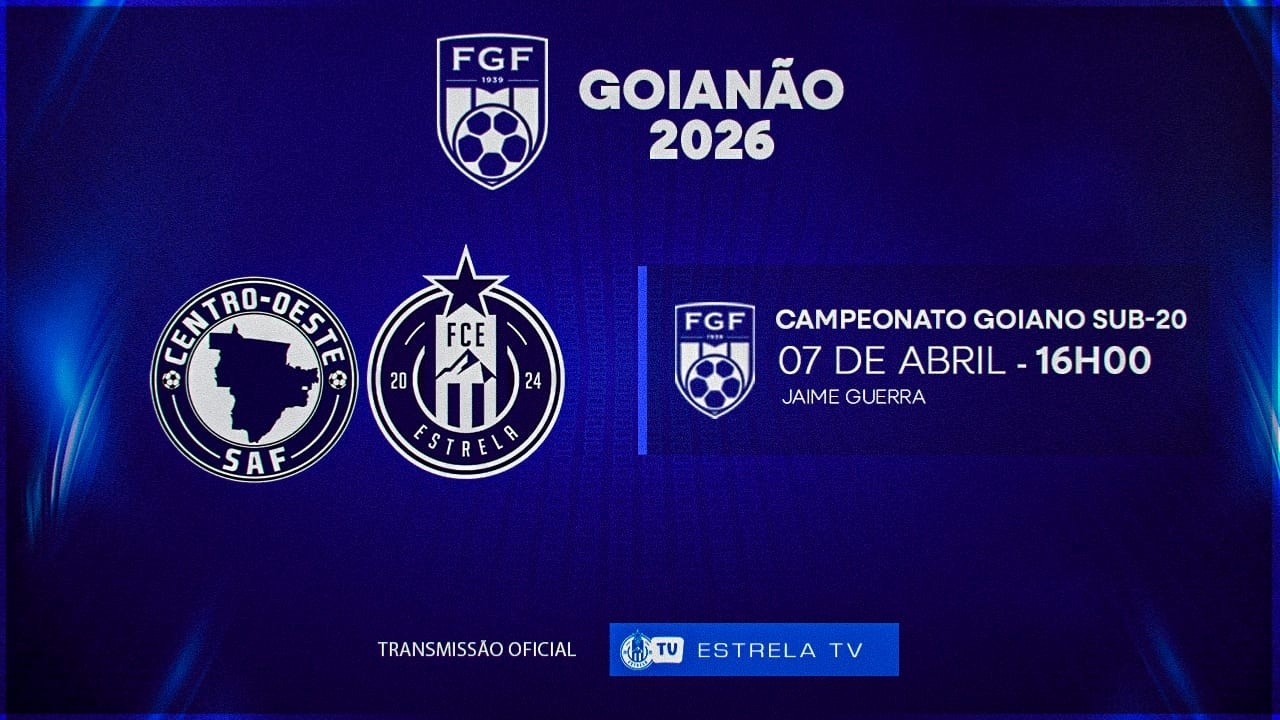 CENTRO-OESTE X ESTRELA GOIAN&Atilde;O 2026 SUB-20