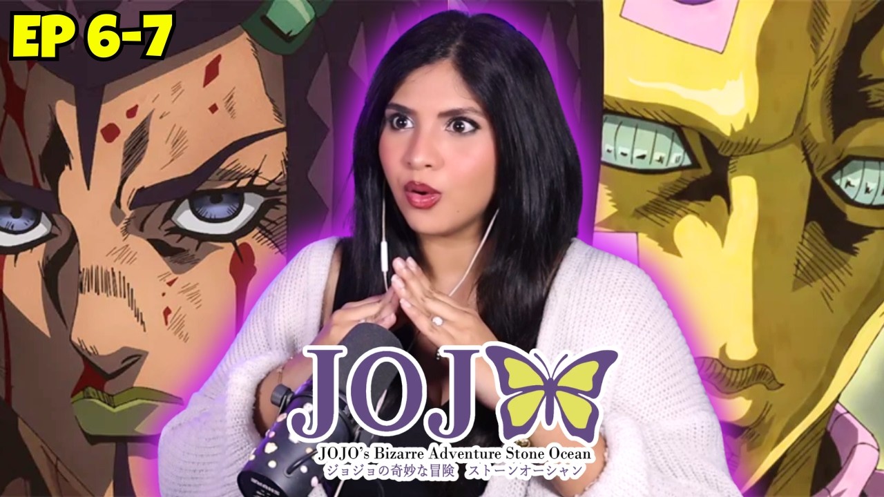 ERMES IS BACK! | JJBA Stone Ocean Ep 6 and 7 Reaction