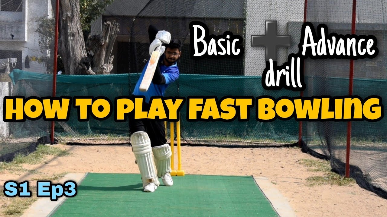 how to play fast bowling in cricket | Basic ➕ Advance | Cricket tips (S1 Ep3)