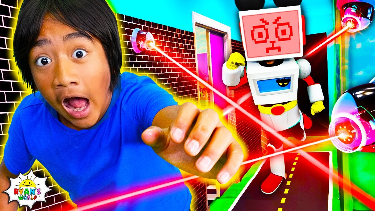 Ryan ESCAPES the Security Robot!