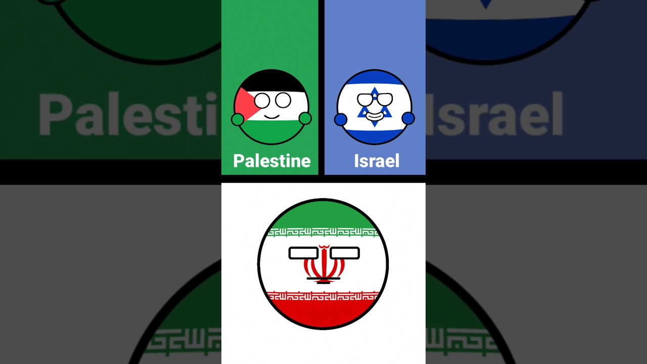 israel vs palestine #historyballs #countryballs