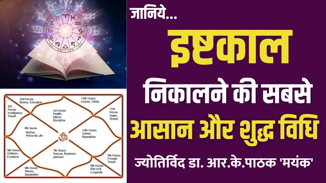 इष्टकाल निकालने की सबसे आसान और सटीक विधि | Calculate Ishtkal | Astrology | Dr. R K Pathak 'Mayank'