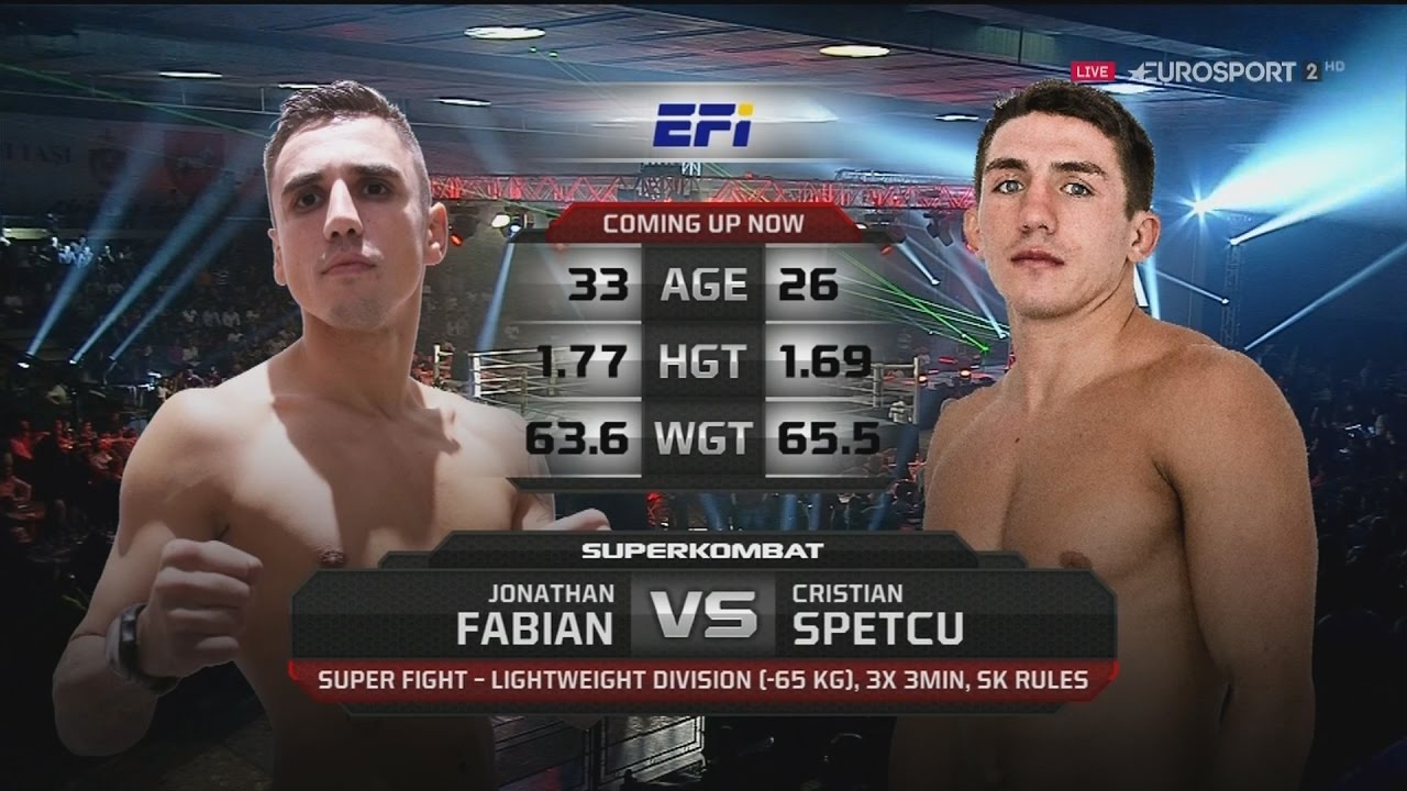Cristian Spetcu vs Jonathan Fabian  -65 kg Superkombat 01 Oct 2016