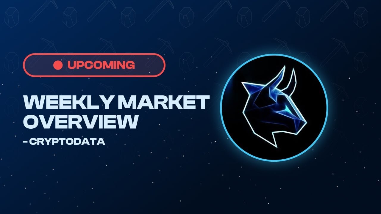 Weekly Market Overview - CryptoData - Jan 25th, 2026