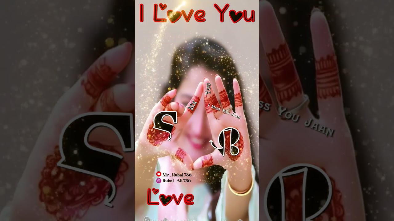 #S Love B Letter Name Status 🥰||Name art Video ✍️||WhatsApp Status 📸||2023#mr_rubal786