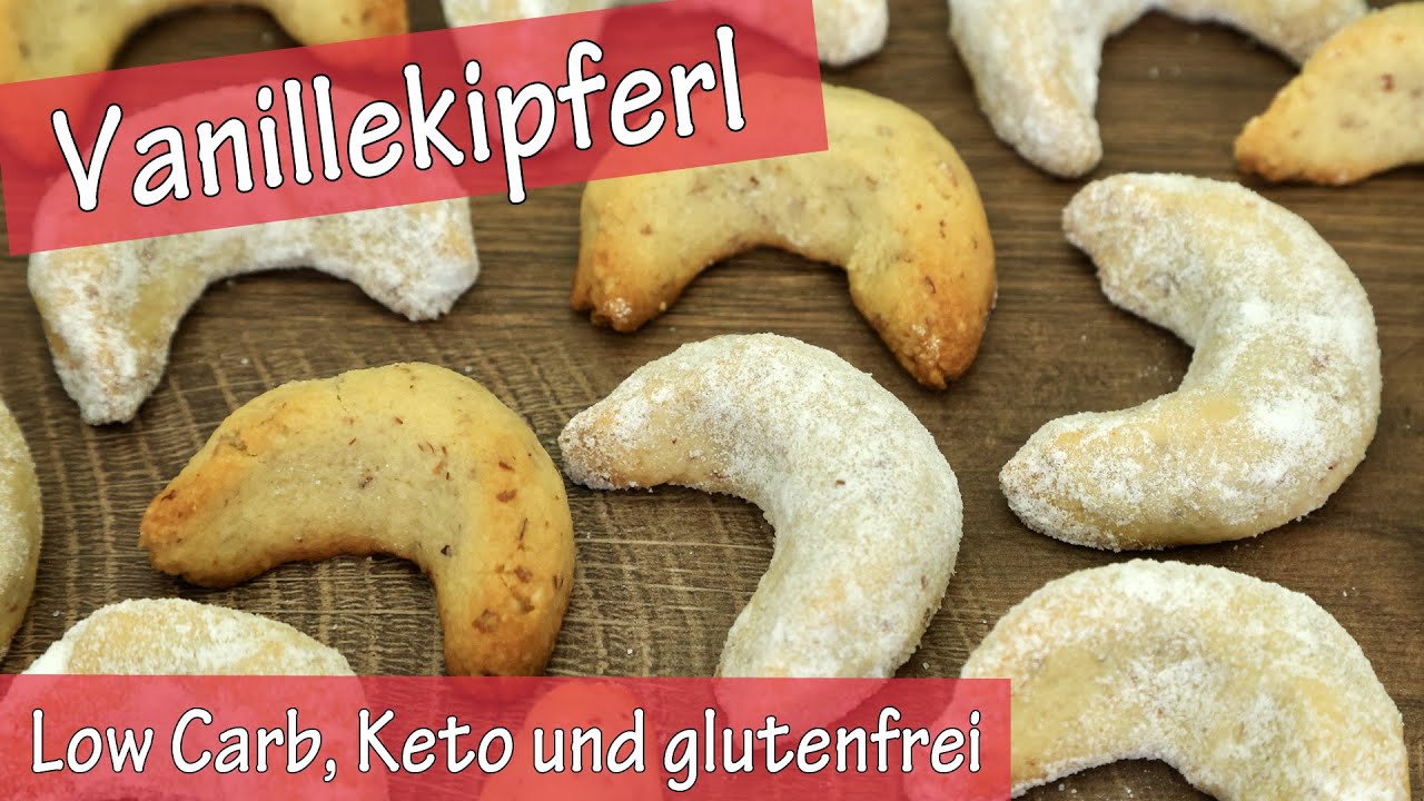 Gesunde Vanillekipferl 🎄 low carb, keto & zuckerfrei