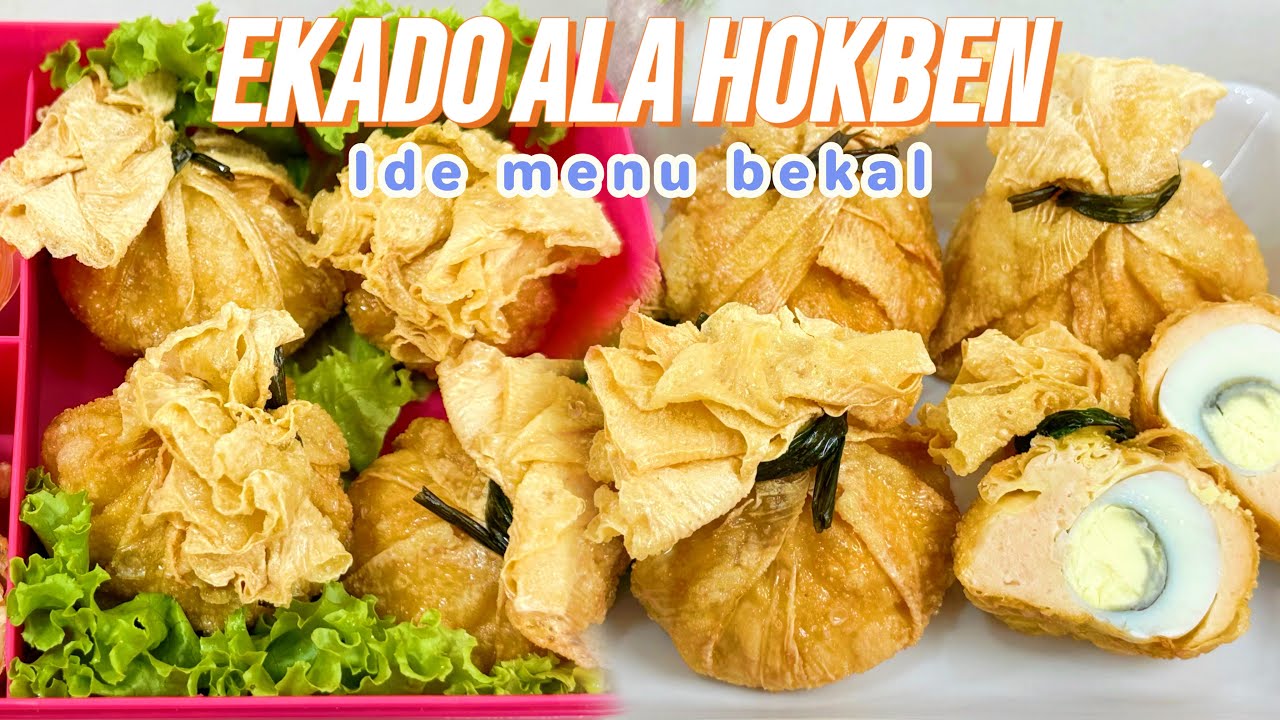 RESEP EKADO ALA HOKBEN !! IDE MENU BEKAL ANAK GAUSAH BELI MENDING BIKIN SENDIRI DIRUMAH 😍
