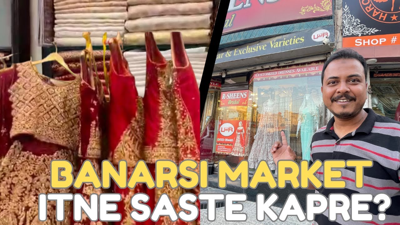 Banarsi Cloth Market Orangi Town |Biggest Banarsi Suit Wholesale Market |Pure Silk Banarsi Saree