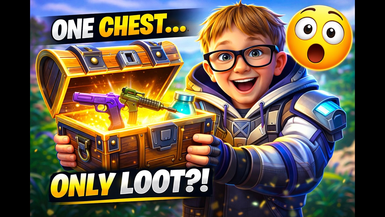 Fortnite One Chest Challenge (No Extra Loot!)