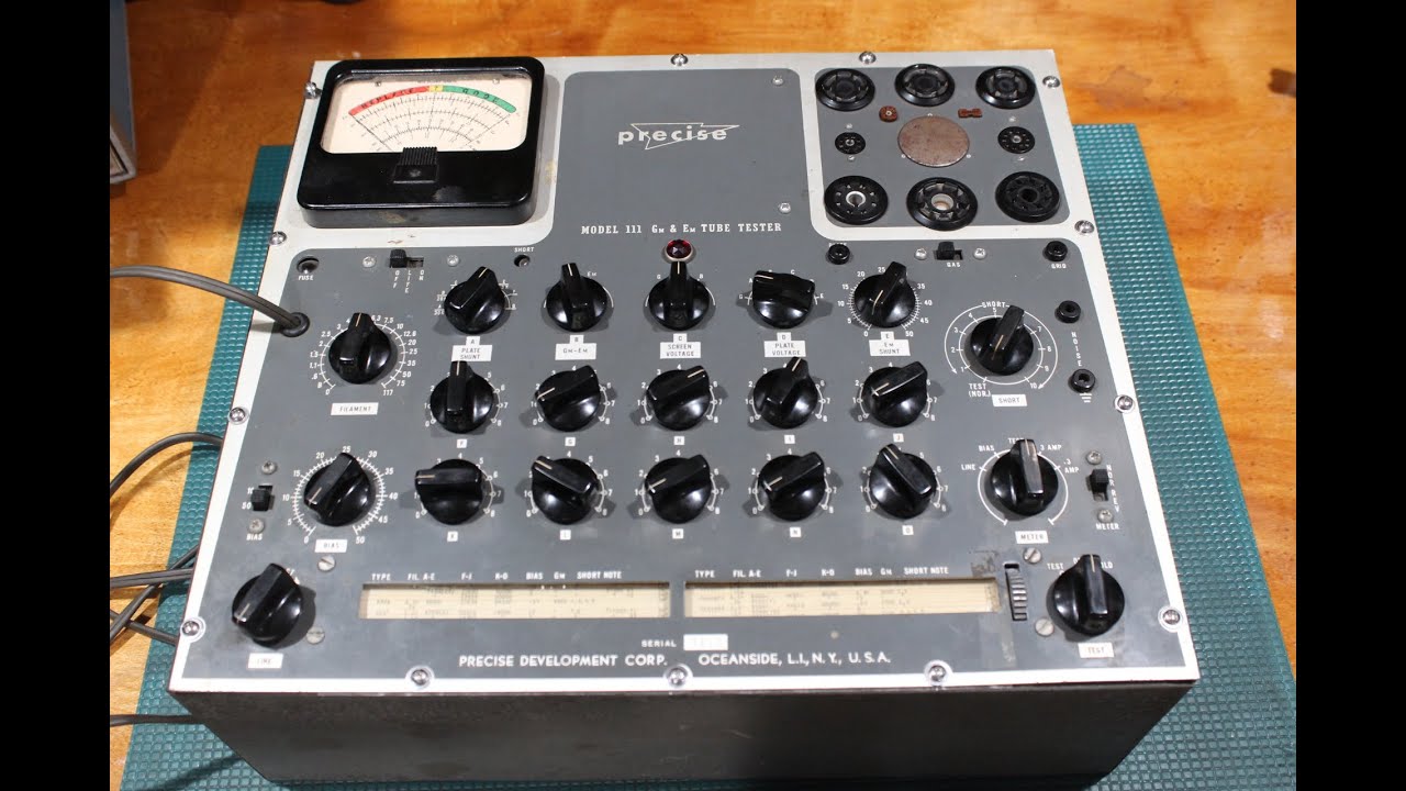 Precise 111 Tube Tester Service and Calibration