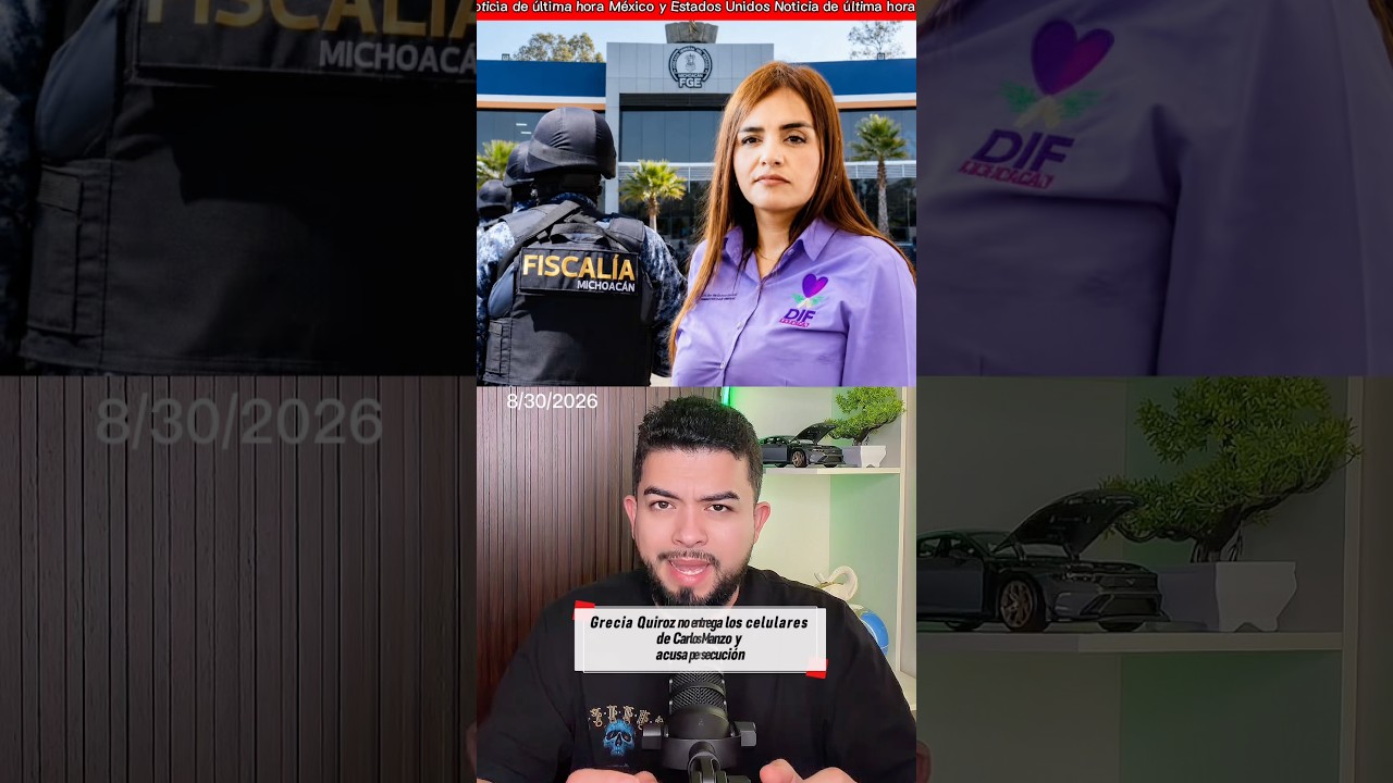 Grecia Quiroz no entrega los celulares de Carlos Manzo y acusa persecuci&oacute;n