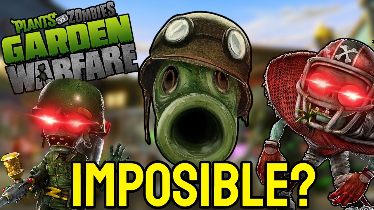 OPERACIONES de JARDÍN en LOCURA es IMPOSIBLE en PVZ GARDEN WARFARE 1 2025