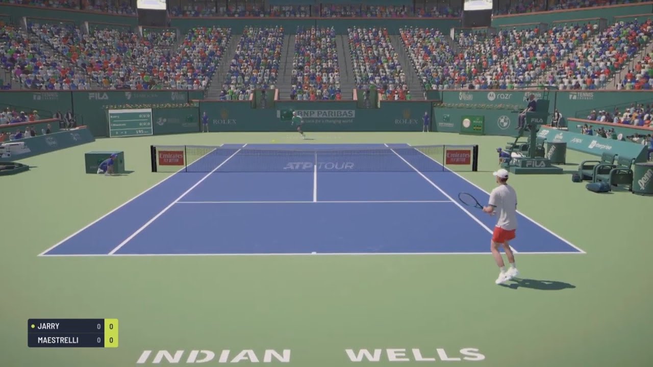 Jarry vs Maestrelli INDIAN WELLS Atp Master 1000 qualificazione