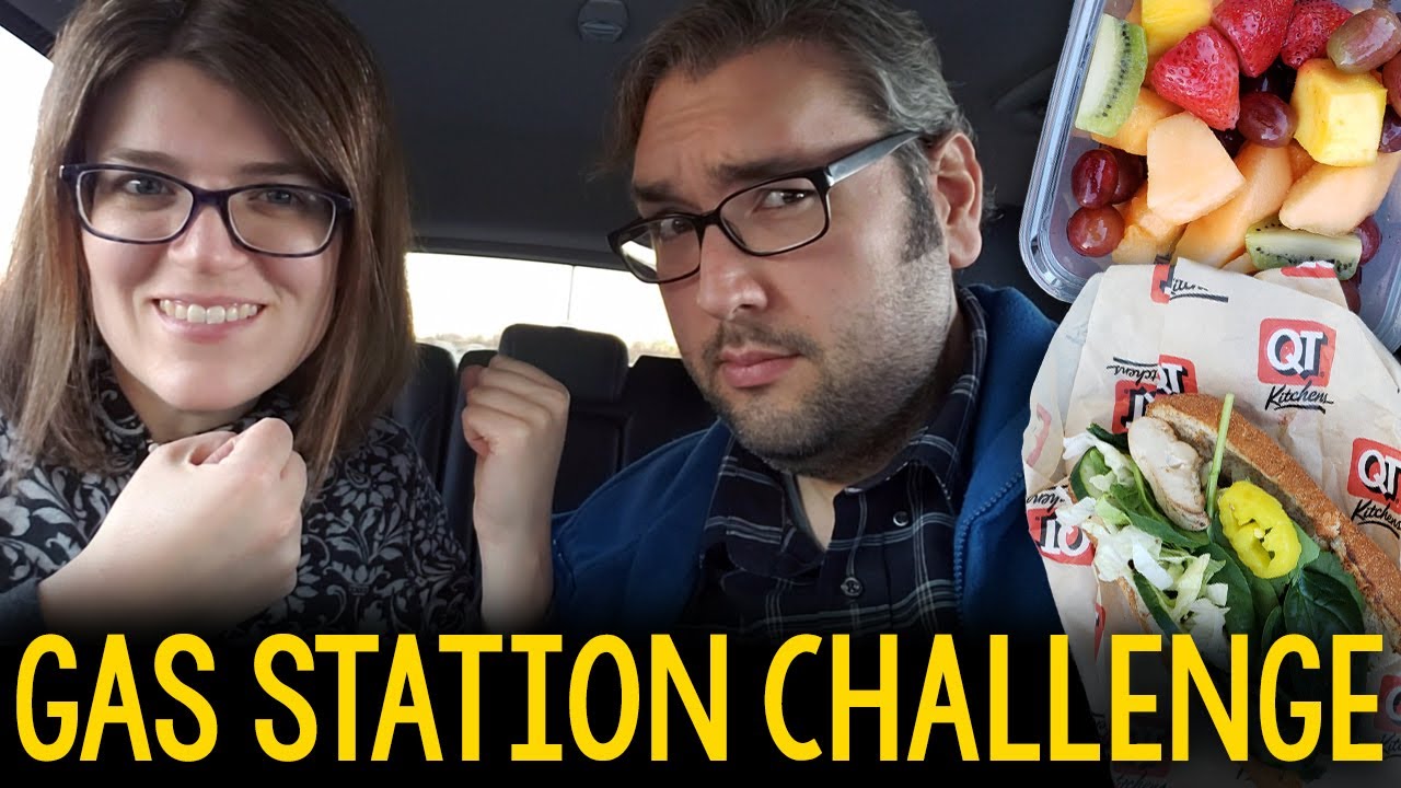 Brian vs. Jessica: Whole Food Plant-Based Gas Station Challenge