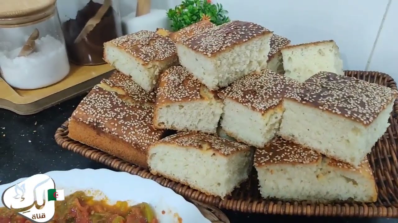 خبز الدار السائل للعيد خفيف ف 10 دقائق بالملعقة بلا دلك ولا تعب,عشاء خفيف صيفي سريع بدون لحوم