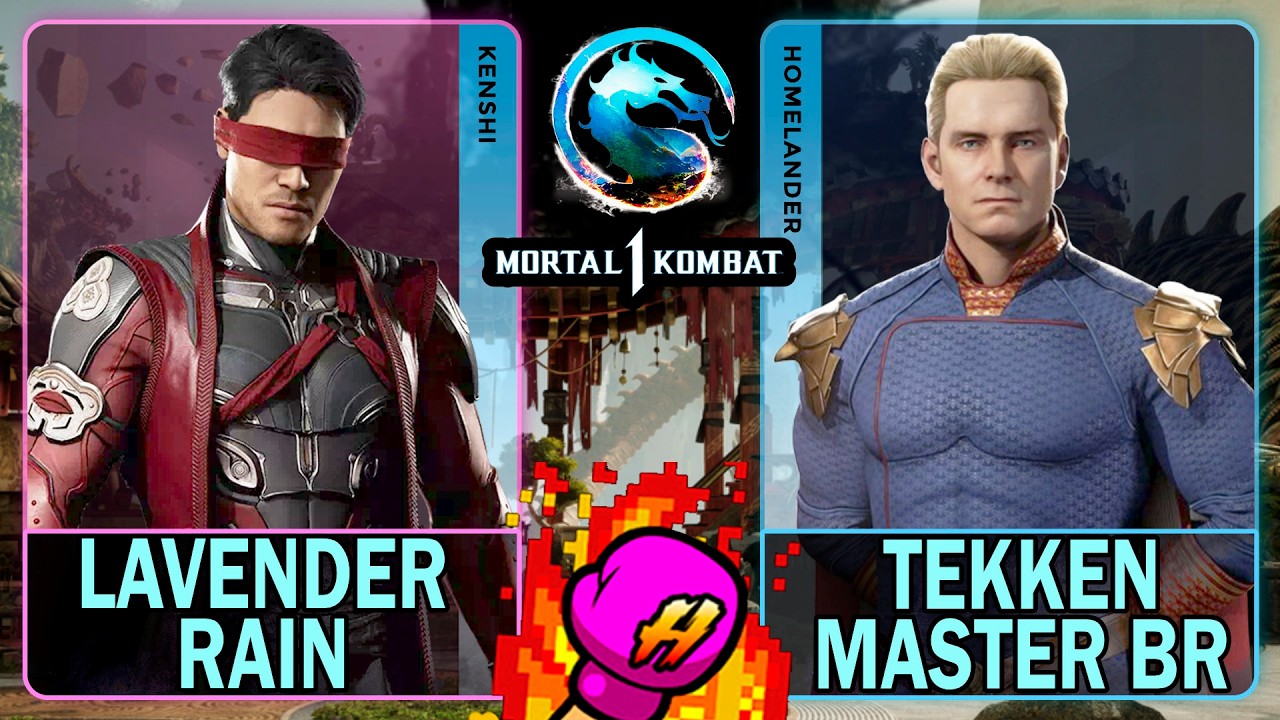 MK1 Lavender Rain (KENSHI) VS Tekken Master BR (HOMELANDER)🥊Mortal Kombat 1🥊4K 60ᶠᵖˢ