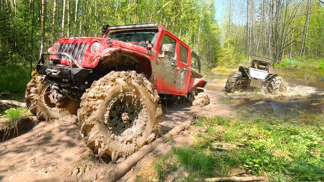 ОФФРОУД МОНСТРЫ Самая ПРОХОДИМАЯ БАГГИ БТР и Самый МОЩНЫЙ Jeep поехали на лютый оффроад маршрут