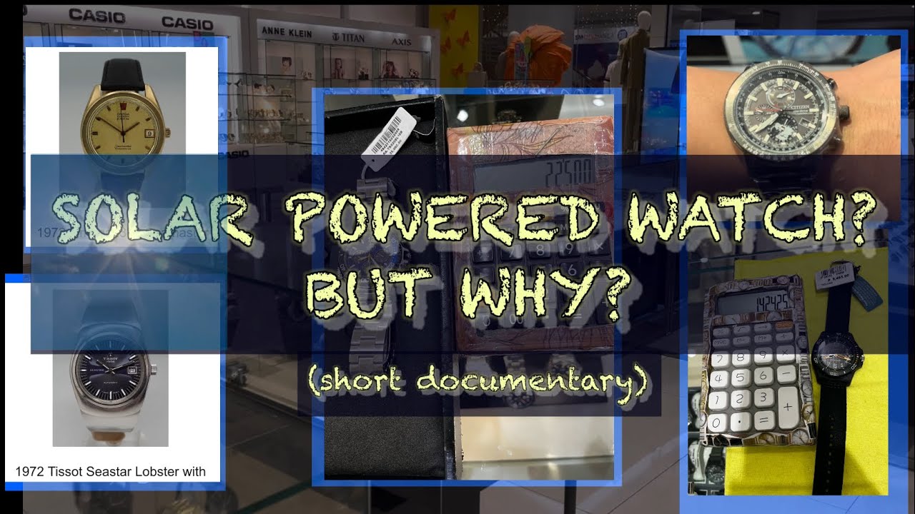 HISTORY OF SOLAR POWERED WATCH || (CITIZEN WATCH, EDIFICE SOLAR, SEIKO ASTRON) SHORT DOCUMENTARY