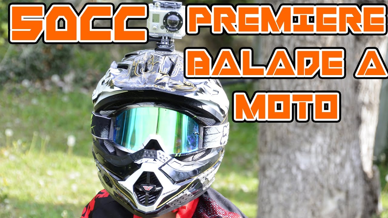 Premi&egrave;re balade &agrave; moto ! 50cc