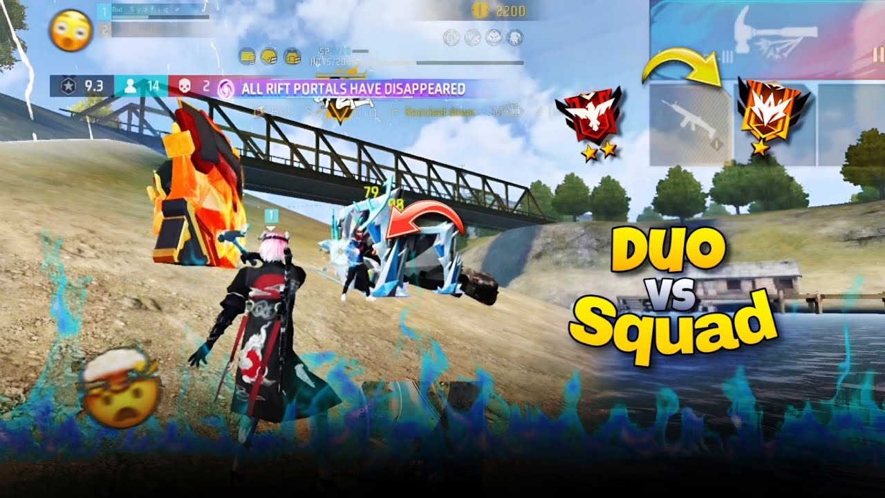 Duo Vs Squad | Free Fire Gameplay | SYAFIQ 2.0