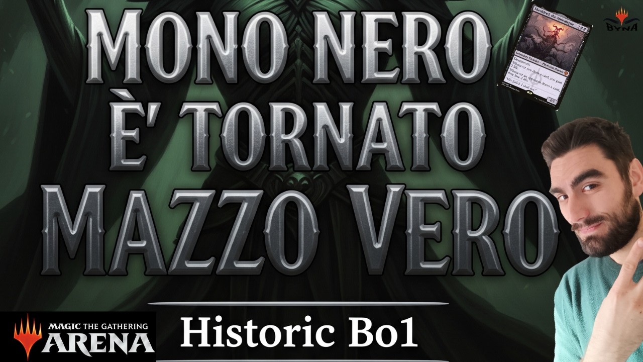 MONO NERO E' TORNATO MAZZO VERO! Historic Bo1 #magicthegathering   #mtg #mtgarena
