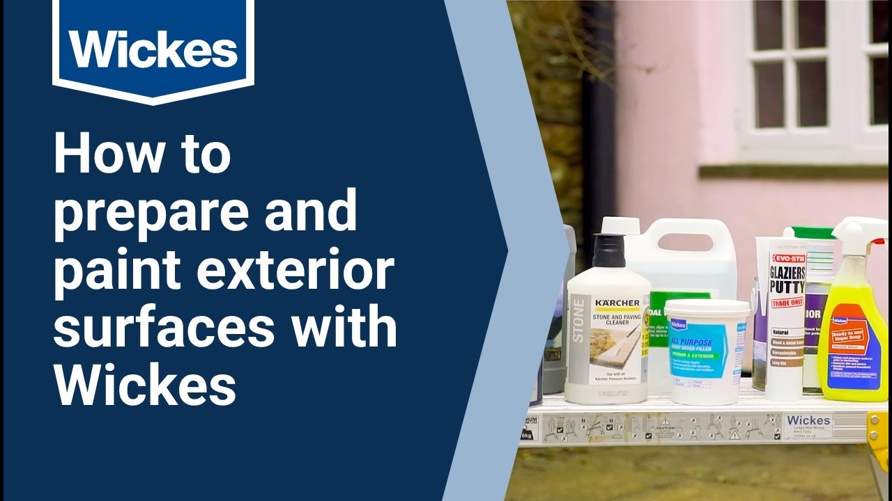 Как подготовить и покрасить наружные поверхности с помощью Wickes