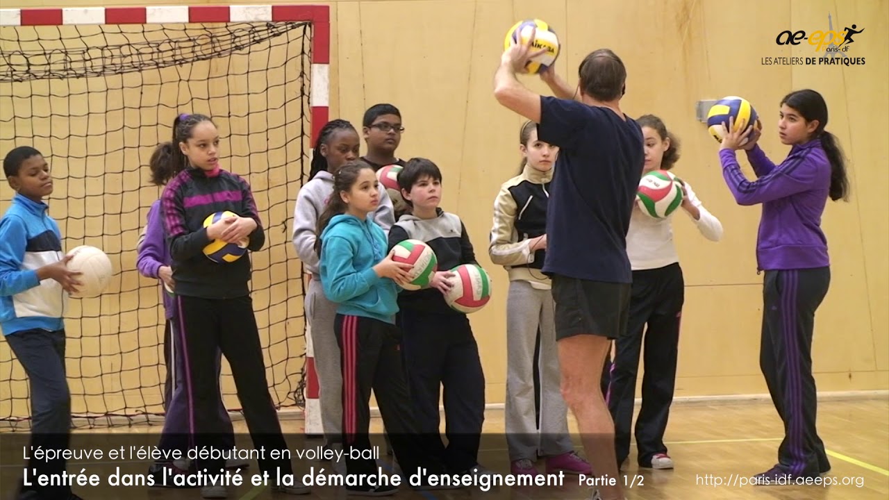Michel Récopé : Atelier de pratique volley-ball (partie « pratique ») – Vidéo 1/3