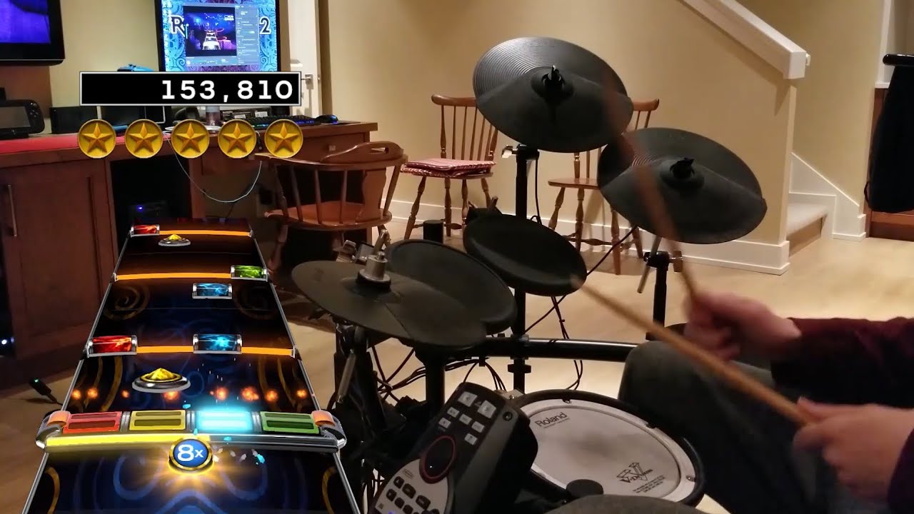 Through Being Cool by Devo | Rock Band 4 Pro Drums 100% FC
