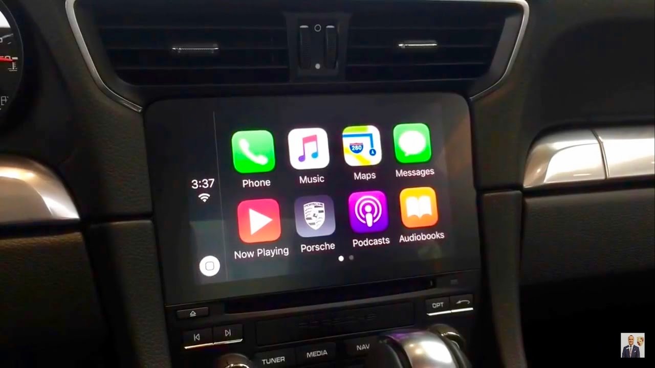 2017 Porsche PCM Apple CarPlay