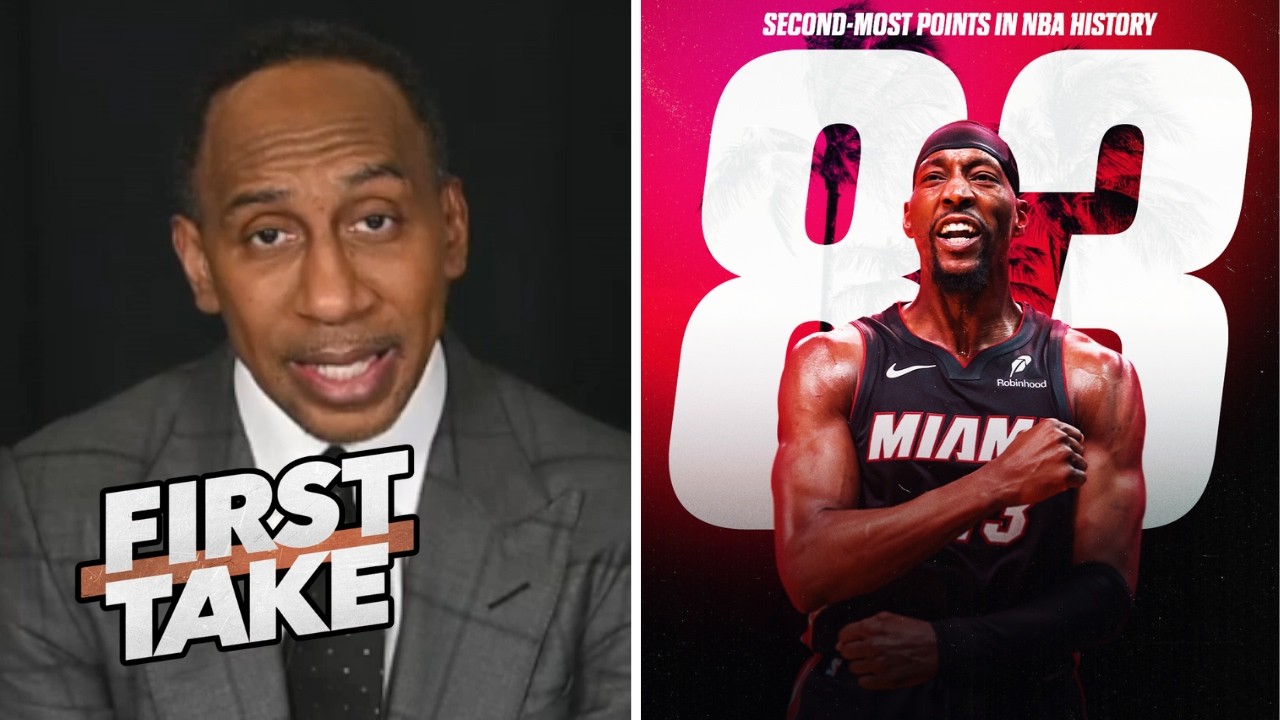 FIRST TAKE | Stephen A. defends Bam Adebayo’s 83-pt game: “Nobody remembers how, only the number.”