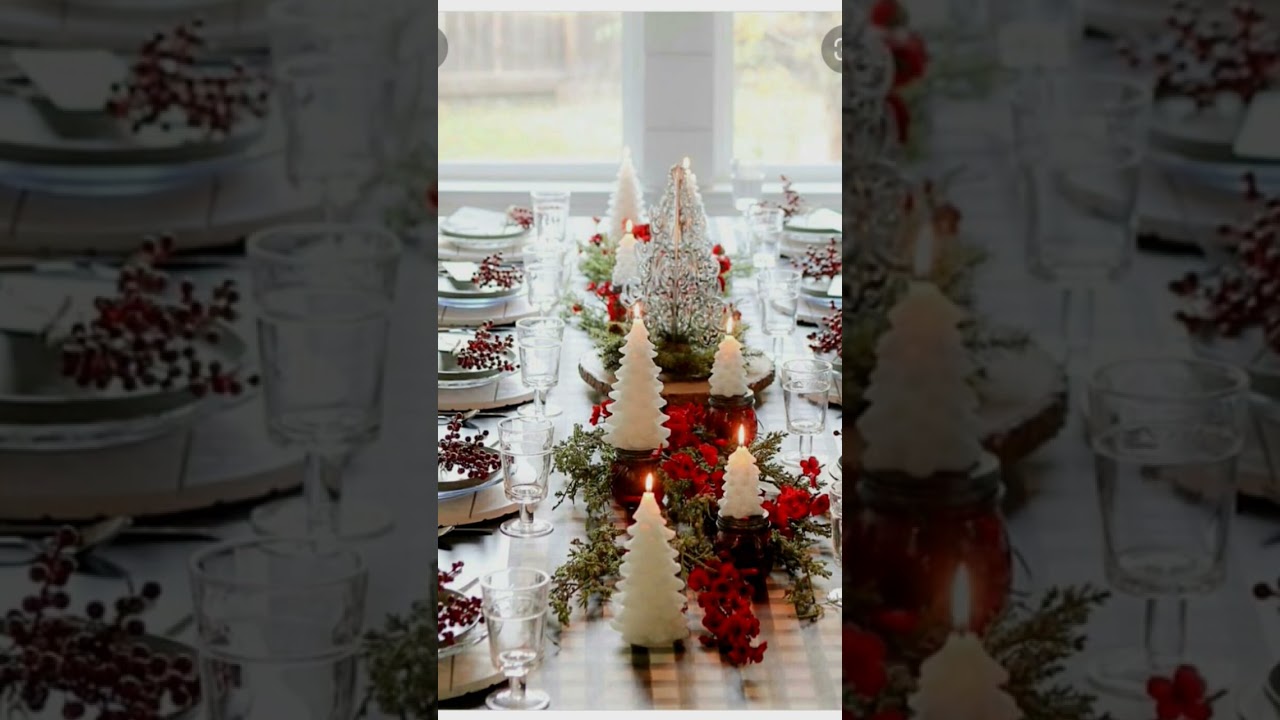 👆CHRISTMAS DINING ROOM DECOR IDEAS 🎄