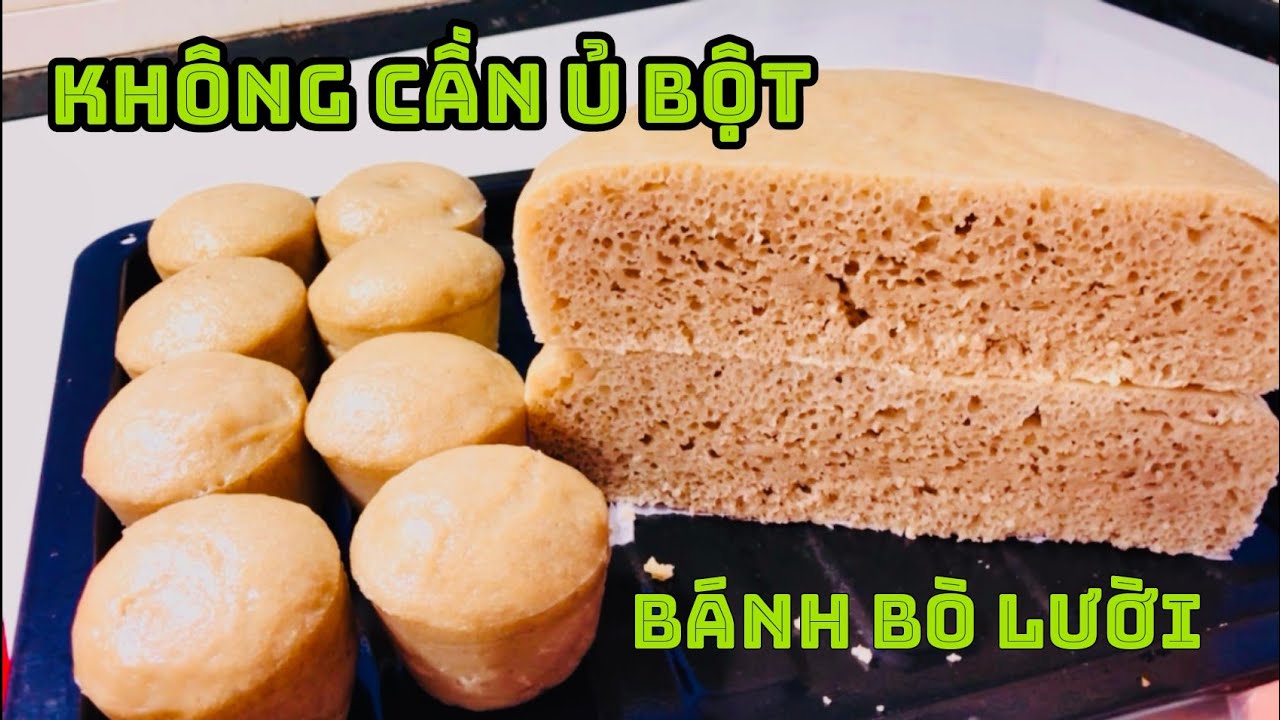 Bánh Bò Lười /Bánh Bò  Chuối :Không Cần Ủ Bột / Công Thức Mà Bà Tôi Đã Truyền Lại
