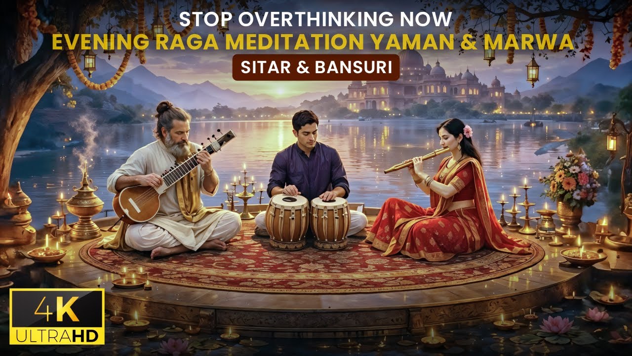 Sandhya Aaradhana: A Raag Journey at Twilight | Anxiety Relief, Inner Peace | Indian Classical Music