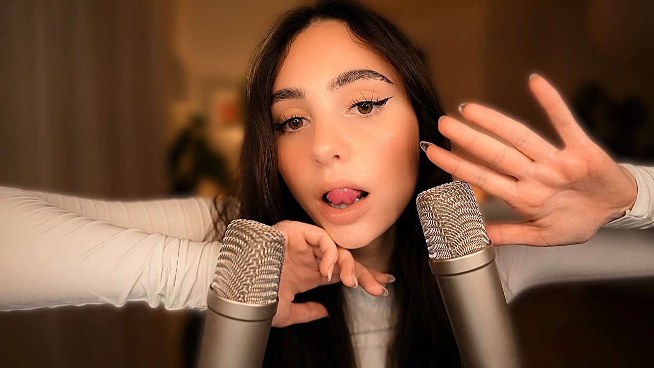 ASMR 4 часа влажные звуки рта 👄 с флаттером пальцев и звуками рук 👋🏼 БЕЗ РАЗГОВОРА 🤫