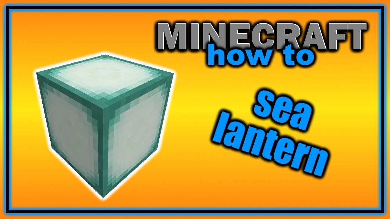 Best Light Source? How to Find, Craft, and Use Sea Lanterns! | Easy Minecraft Tutorial