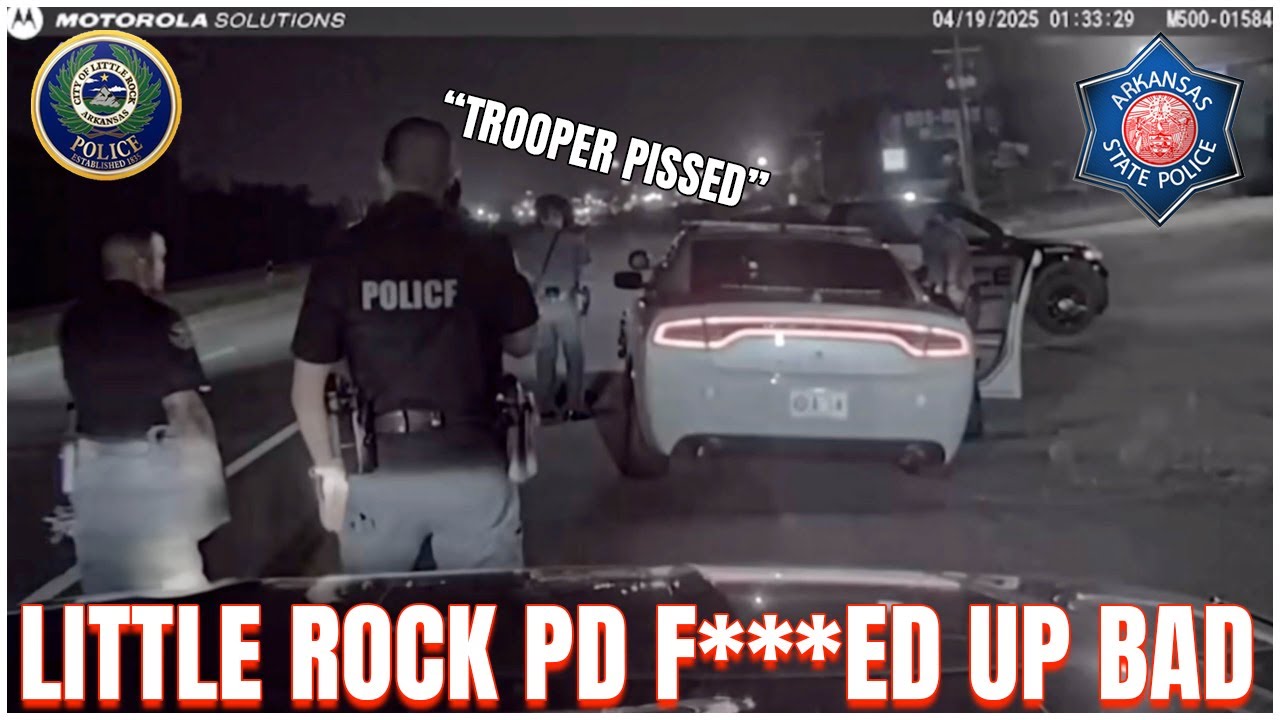 Chrysler 300 SRT F***S w/ ARKANSAS STATE POLICE until Little Rock PD Spikes TROOPER in MAJOR F*** UP