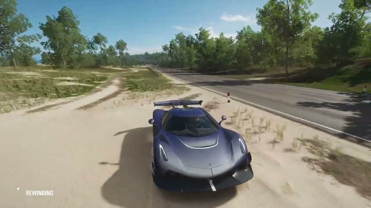 Bamburgh Castle Danger Sign Runup - Koenigsegg Jesko - (Easy 420kmh/260mph entry) - Forza Horizon 4